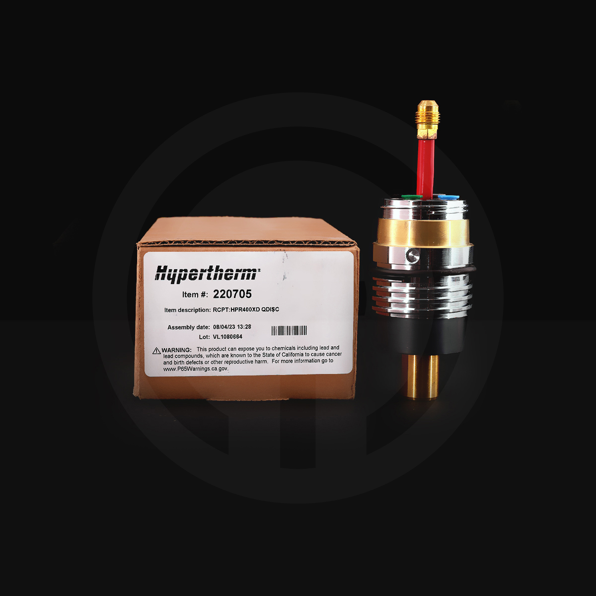Hypertherm 220705 Quick-Disconnect Receptacle HPR