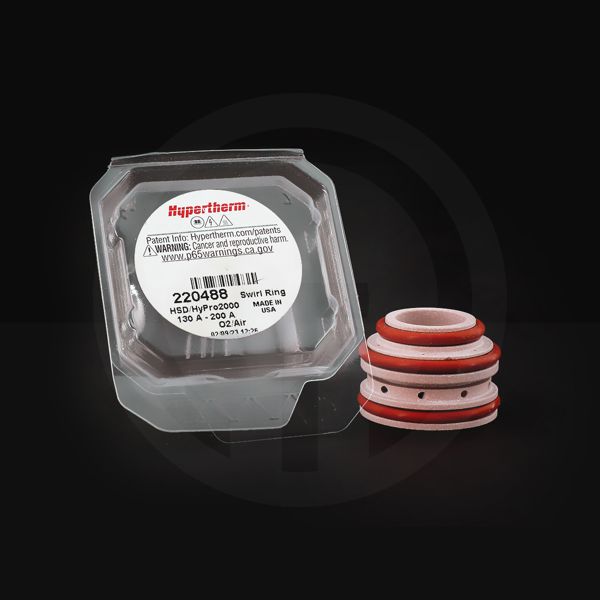 Swirl Ring 130A HYPERTHERM 220488 MAXPRO200