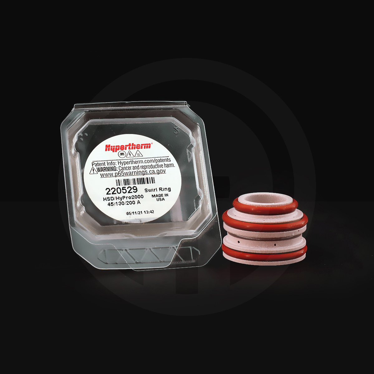 Swirl Ring 50A HYPERTHERM 220529 MAXPRO200
