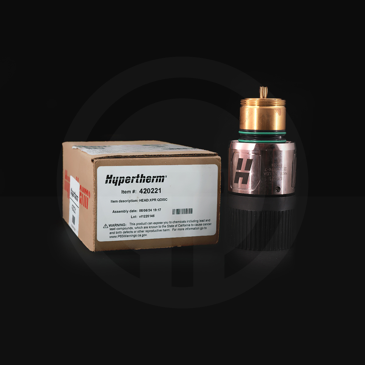 Quick Disconnect Torch Hypertherm 420221 Head, XPR 